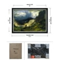 thumbnail image 6 of DECORARTS - A Storm in the Rocky Mountains by Albert Bierstadt. Classic Art Reproduction, Giclee Print on Canvas. Ready to Hang Framed Wall Art for Wall Decor. Total Framed Size: W 39.25" x H 27.25", 6 of 6