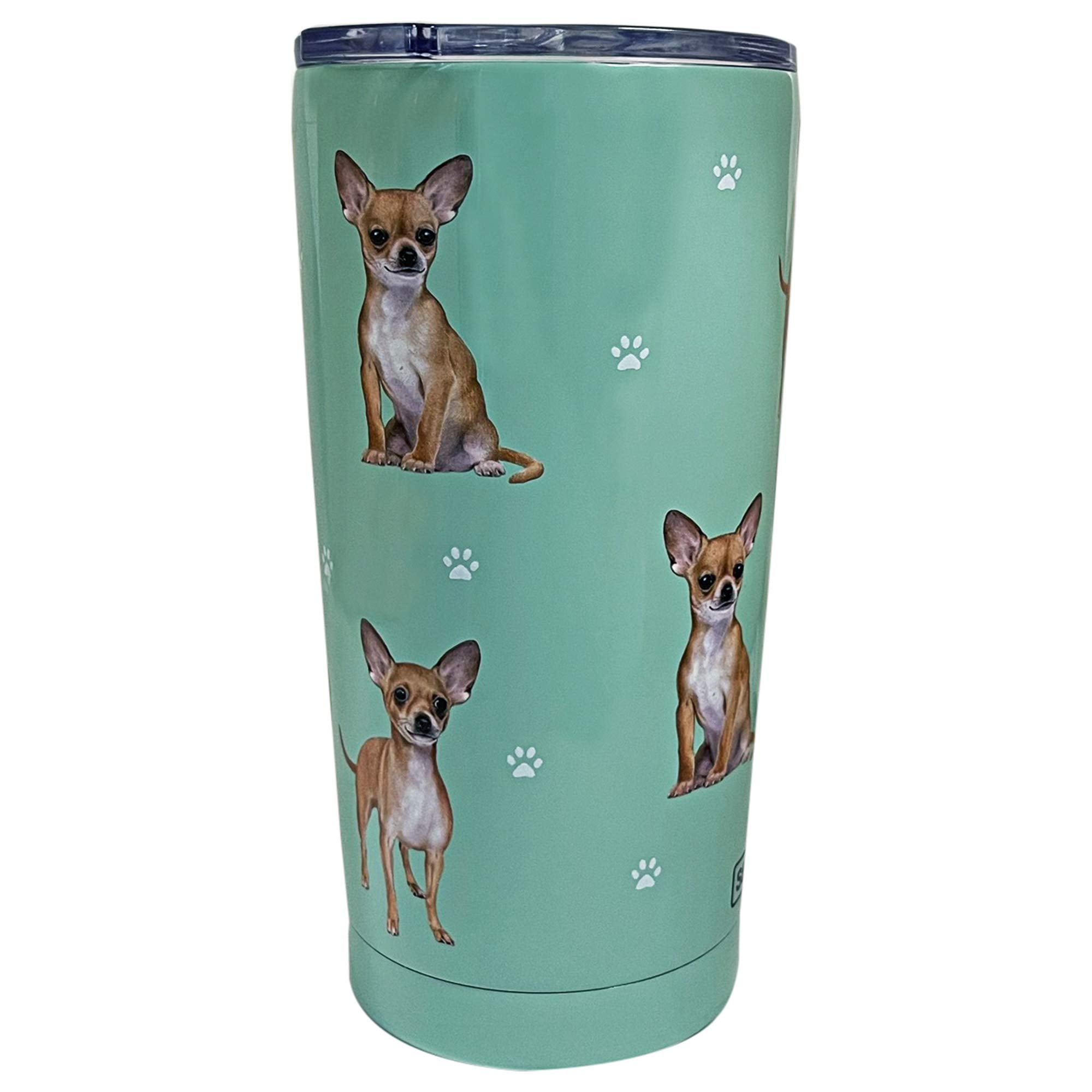 ES Pets Tan Chihuahua 40oz Tumbler