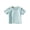 Sky Blue, variant on BTDECLAR Toddler Girl's Short Sleeve Shirts Summer Crewneck Lettuce Trim Cute T-Shirts Soft Comfy Breathable Girls Tops 12M-11Y