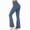 Blue, variant on ZHYou Womens Yoga Pants,Ribbed Knit,Tummy Control,Flared,Stretchy,Bootcut Comfort Fit Loungewear Trousers,Navy,Size S