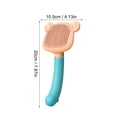 thumbnail image 5 of Bathing Brushespet Grooming Shedding Brush Little Bee Self Cleaning Slicker Undercoat Rake Combpink, 5 of 5