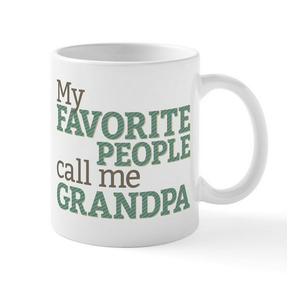 CafePress - Call Me Grandpa Mug - 11 oz Ceramic Mug - Novelty Coffee Tea Cup