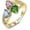 Gold, variant on S925 Sterling Silver Mothers Ring with 3 Birthstones Custom Engraved Birthstone Ring for Women Personalized 3 Heart Birthstones Ring for Mother on Christmas Mothers Day