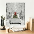 thumbnail image 5 of Epic Graffiti 'Snowy Drive in a White Ford' by Lori Deiter, Canvas Wall Art, 20"x24", 5 of 8