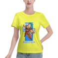 thumbnail image 1 of T-Shirt Basique à Manches Courtes pour Femmes Super Saiyan, 1 of 6