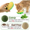 thumbnail image 2 of Bola de Hierba Gatera en la Pared, Juguetes paraGato Catnip para Gatos, Hierba para Gatos Naturales,para Que losGatos Laman y Masajeen, 2 of 8