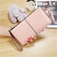 thumbnail image 5 of FUNING Women's long wallet, women's wallet, zipper buckle wallet, Korean version, large capacity oil wax leather handbag, 5 of 10