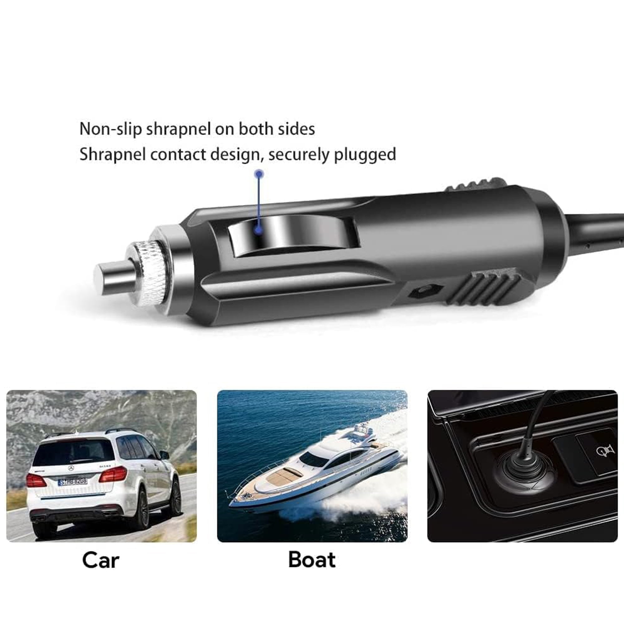 Guy-Tech Car DC Adapter Compatible with Milwaukee 2590-20 259020 M12  Cordless Job Site Lithium-ION Radio Auto Vehicle Boat RV Plug Power Supply  Cord