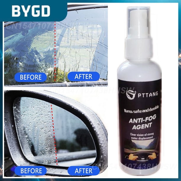 Universal Anti-fog Agent Car Glass Nano Hydrophobic Coating Spray Durable Portable 30ml Automotive Antifogging AgentWhiteUnited States He Qiyong unisex