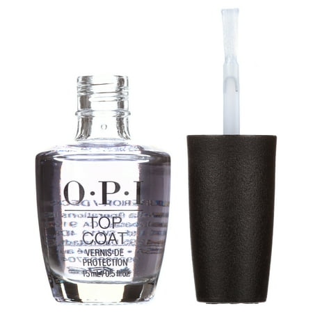 OPI Nail Lacquer Top Coat Clear Nail Polish 0.5 fl oz