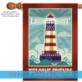 thumbnail image 3 of Toland Home Garden Let There Be Light Welcome Lighthouse Flag Double Sided 28x40 Inch, 3 of 5