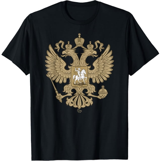 Camiseta de regalo retro vintage con diseño de águila de doble cabeza