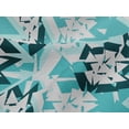 thumbnail image 5 of oneOone Viscose Jersey Fabric Triangle Geometric Decor Fabric Printed BTY 60 Inches Wide, 5 of 5