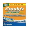 Goodys Fast pain Relief Extra Strength headache Powders, Cool Orange, 24 Ea