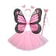 thumbnail image 1 of Conjunto de disfraz de hada para niñas, decoración de ropa, alas de mariposa para Halloween y carnaval. Falda Lisa, 1 of 9