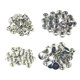 thumbnail image 4 of 50x Hebilla a Presión Broches Decorativo Botón de Cierre Ganchos para Plata Hugo Presione el botón a presión, 4 of 6