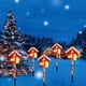 thumbnail image 1 of Luces navideñas solares para exteriores | Decoración navideña con forma de árbol de Navidad clásico y luz LED cálida | Encendido y apagado automático con energía solar, 1 of 6
