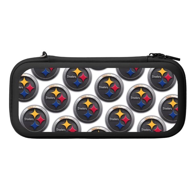 Bolsa de almacenamiento para la consola Switch de Steelers Team. También es adecuada para auriculares, cables de carga y otros accesorios pequeños de Switch.