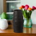 thumbnail image 5 of Rhenna Layered Design Round Ceramic Vase, 5 of 8