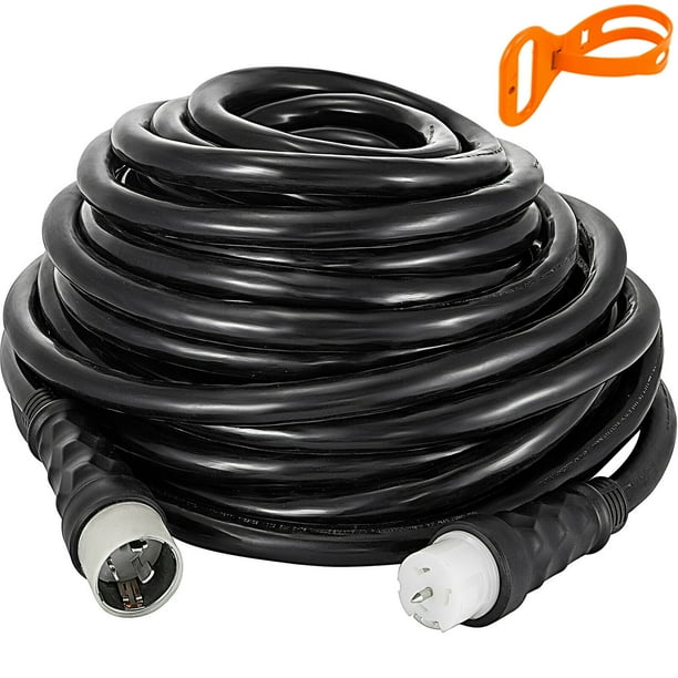 VEVOR 75FT 50 Amp Generator Extension Cord Power Cord Male Plug to