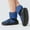 Blue, variant on BXJX Girls Ballet Shoes Size 4(Big Kids), Soft-sole Breathable Slip-resistant Fleece Lined Kids Performance Shoes Pink