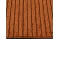thumbnail image 3 of Abomination Orange Striped Polyester Area Rugs for Living Room Jacquard Textured Modern Rugs Soft Geometric Rug for Bedroom Mid Century Washable Rug Non-Slip Bohemian Perfect for Dining Room Office, 3 of 7