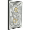 thumbnail image 5 of Dahlia Studios Shiny Silver Gold Dot 31 1/2" High Framed Wall Art, 5 of 7