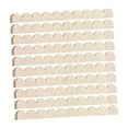 thumbnail image 3 of 10 Pieces Scallop Wood Trim Unfinished Decorative Edge Paintable Molding Strips for Furniture Window Wall, 3 of 9