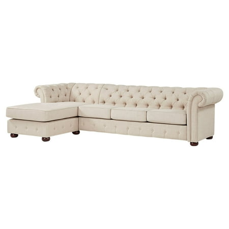 Weston Home Vance L Shape 4 Seat Sectional Sofa