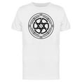 thumbnail image 1 of Emblem With The Star Of David T-Shirt Men -Image by Shutterstock, Male Small, 1 of 4
