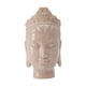 thumbnail image 1 of Estatua de cabeza de Buda, figura de Buda, centro de mesa coleccionable decorativo Blanco, 1 of 9