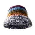 thumbnail image 2 of Winter Bucket Hats Ladies' Fall And Winter Vintage Fashion Knitted Wool Hat Versatile Warm Fisherman Hat, 2 of 3