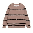 thumbnail image 4 of TFEOQRY Toddler Girls Fashion Blouse Crewneck Wave print Sweatshirt Long Sleeve Pullover Tops, 4 of 5