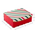 thumbnail image 3 of Hallmark 14" Large Holiday Gift Box (Festive Stripes), 3 of 4
