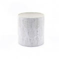 thumbnail image 5 of LuxenHome Set of 2 White Leaf Embossed Metal Cachepot Planters with White Stand, 5 of 8