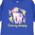 thumbnail image 4 of Inktastic I Love My Mommy Unicorn with Pink and Yellow Flowers Boys or Girls Long Sleeve Toddler T-Shirt, 4 of 5