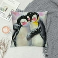 thumbnail image 2 of Fenyluxe Cute Penguin Gifts, Love Pillow Covers , I Love You Gifts for Women Girlfriend Wife, Couple Quote Penguin Decorative Throw Pillow Cover, Penguin Lover Cushion Covers for Bedroom Decor White, 2 of 5