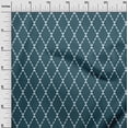 thumbnail image 3 of oneOone Cotton Flex Teal Green Fabric Argyle Craft Projects Decor Fabric Printed By The Yard 40 Inch Wide, 3 of 4