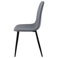 thumbnail image 6 of Dennison Upholstered Dining Side Chair Grey (Set of 4), 6 of 11