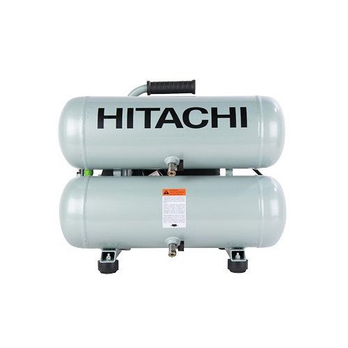 Factory-Reconditioned Hitachi EC99S 2 HP 4 Gallon Oil-Lube Twin Stack