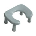 thumbnail image 4 of DOLITY Tabouret de Toilette Rangement Facile Accroupi Pot Robuste Portable Tabouret de Salle de Bain Gris P, 4 of 9