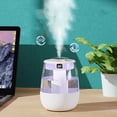 thumbnail image 4 of Skegnu Cool Mist Humidifiers for Bedroom Quiet Humidifiers for Large Room, USB Double Spray Heavy Fogss Silent Digital Humidifier Desktop Office Night Light Humidifier on Clearance, 4 of 8