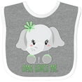 thumbnail image 3 of Inktastic Oma Loves Me- Cute Elephant Boys or Girls Baby Bib, 3 of 4