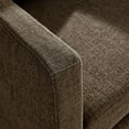 thumbnail image 5 of Serene Fabric Slipcovered Swivel Armchair in Mocha, 5 of 9