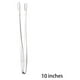 thumbnail image 5 of Cateissary Pinzas para barbacoa, abrazadera de acero inoxidable para alimentos y verduras, Clip colgante para el hogar, restaurante, utensilios de Cocina y Comedor 10 pulgadas, 5 of 6