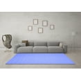 thumbnail image 3 of Ahgly Company Machine Washable Indoor Rectangle Abstract Blue Contemporary Area Rugs, 2' x 3', 3 of 4
