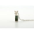 thumbnail image 4 of Natural Green Bi-colored Tourmaline Sterling Silver Necklace NT58, 4 of 9