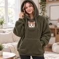 thumbnail image 3 of Pet Pouch Hoodie for Women Cat and Dog Pouch Oversized Sweatshirts for Pet Animal Lover Pet Pouch Hoodie for Women with Large Pockets Oversized Comfy Hoodie Sweatshirt, 3 of 4