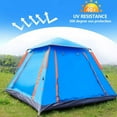 thumbnail image 4 of 3-4 Person Camping Tent Auto Instant Canopy Pop Up Tent Rainproof Foldable Tent, 4 of 8