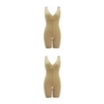 thumbnail image 1 of mmirethe Polyester Breathable Body Shapers For Women Figure Effortlessly All Body Types Shapewear Bodysuit Beige S 2Set, 1 of 6